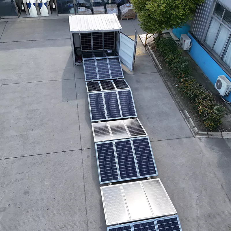 Foldable Photovoltaic Power Generation Cabin