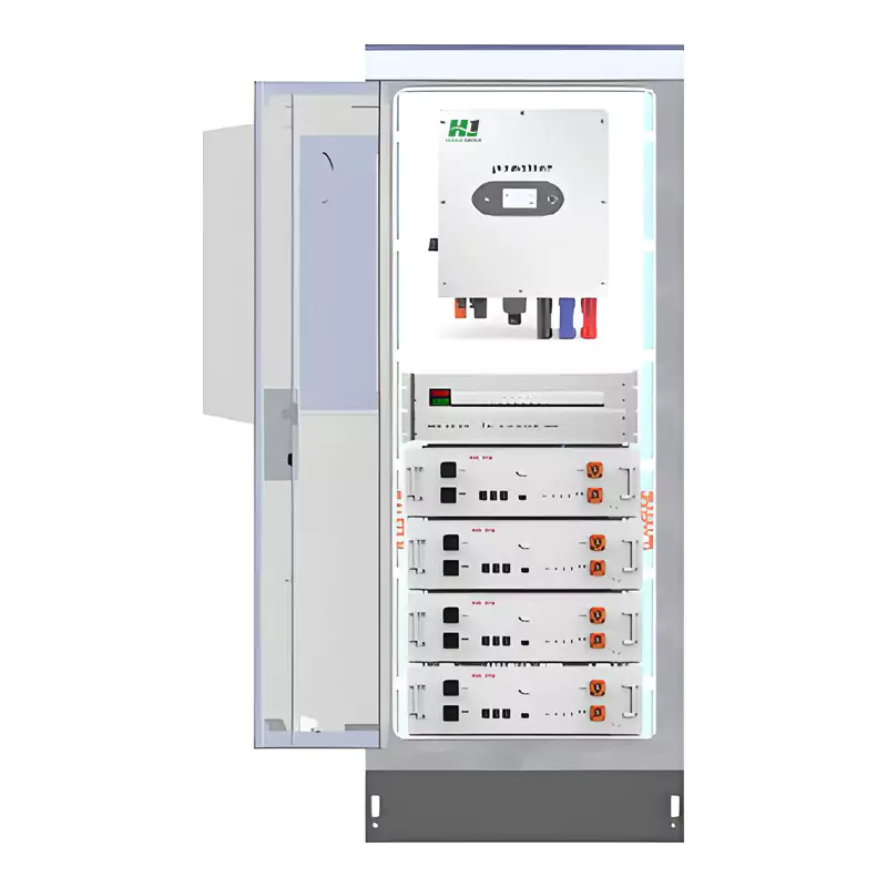 Household Solar Storage System Cabinet (Wall Mounted Inverter – Internal)