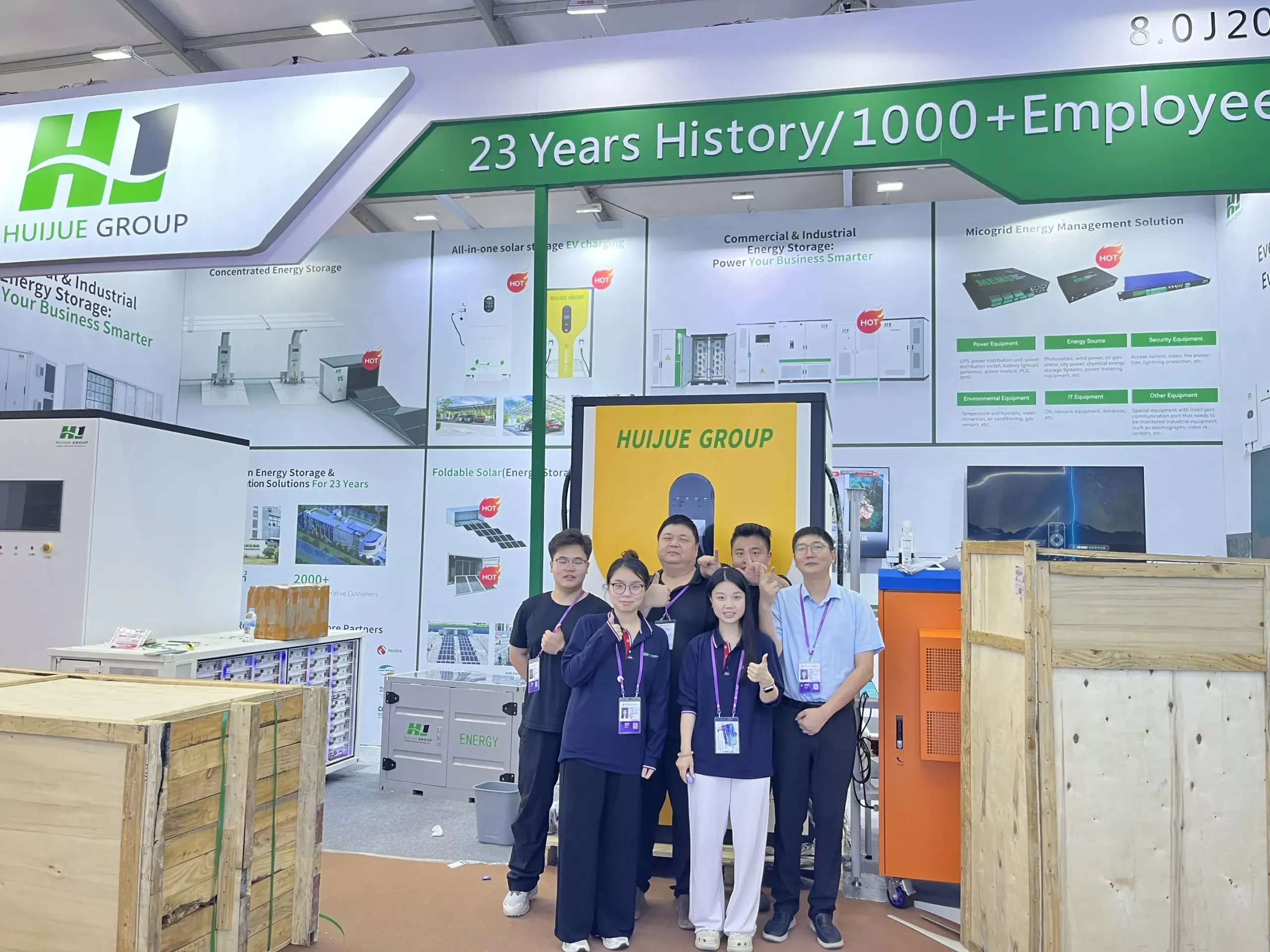 Huijue Group Shines at the 136th Canton Fair with Advanced Energy Storage and Smart Energy Solutions